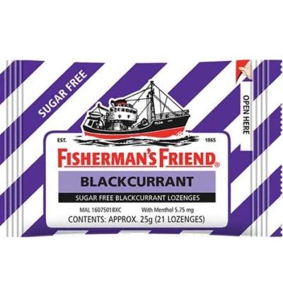 Cold & Allergy, Fishermans Friend Black Currant